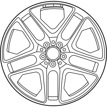 2020 Mercedes-Benz GLC63 AMG S Alloy Wheels - 253-401-37-00-7X36