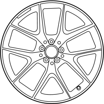 2020 Mercedes-Benz GLC300 Alloy Wheels - 253-401-55-00-7X23