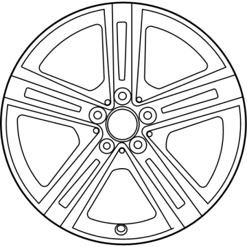 2021 Mercedes-Benz GLC300 Alloy Wheels - 253-401-51-00-7X36