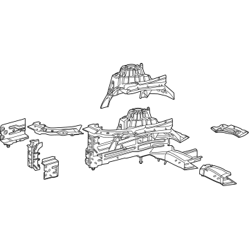 Mercedes-Benz 206-620-57-01 Apron/Rail Assembly