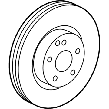 2011 Mercedes-Benz S550 Brake Disc - 221-421-16-12-07