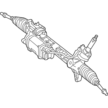 2016 Mercedes-Benz GLE550e Rack and Pinions - 166-460-60-00-64