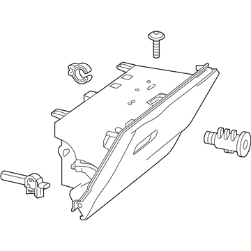 Mercedes-Benz 463-680-02-02-3D27 Glove Box