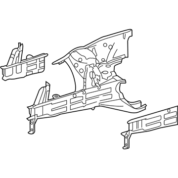 Mercedes-Benz 172-620-10-61 Apron/Rail Assembly