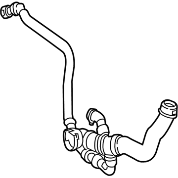 Mercedes-Benz S600 Radiator Hose - 222-501-10-93