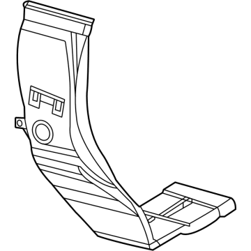 Mercedes-Benz 223-831-10-00 Rear Duct