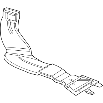 Mercedes-Benz 223-831-07-00 Lower Duct