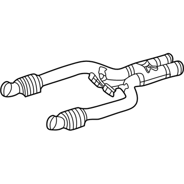 Mercedes-Benz 217-490-64-00 Intermediate Pipe