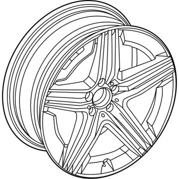 Mercedes-Benz 254-401-06-00-7Y51 Wheel, Alloy