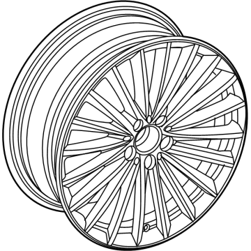 Mercedes-Benz 254-401-09-00-7X72 Wheel, Alloy