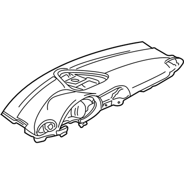 Mercedes-Benz 203-680-01-87-8H89 Instrument Panel