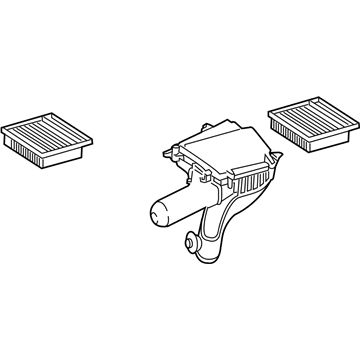 Mercedes-Benz 275-090-06-01 Air Cleaner