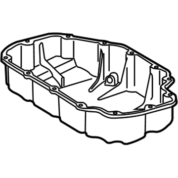 2006 Mercedes-Benz CL600 Oil Pan - 137-010-01-28