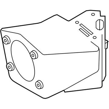 Mercedes-Benz 166-545-14-00 Pedestrian Speaker Bracket