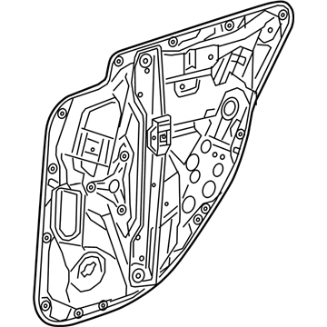 2020 Mercedes-Benz C300 Window Regulator - 205-730-79-04