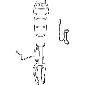 2014 Mercedes-Benz ML550 Shock Absorber - 166-320-72-13