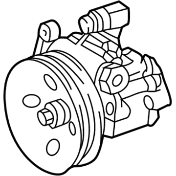 Mercedes-Benz Power Steering Pump - 002-466-81-01-87