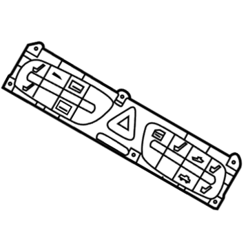 Mercedes-Benz 203-821-71-79-7167 Control Switch