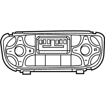 Mercedes-Benz CLK550 A/C Switch - 203-830-46-85