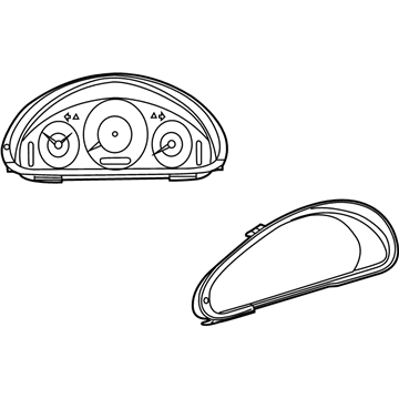 Mercedes-Benz CLK320 Instrument Cluster - 209-540-33-11