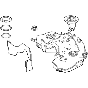 Mercedes-Benz 166-470-68-01 Fuel Tank