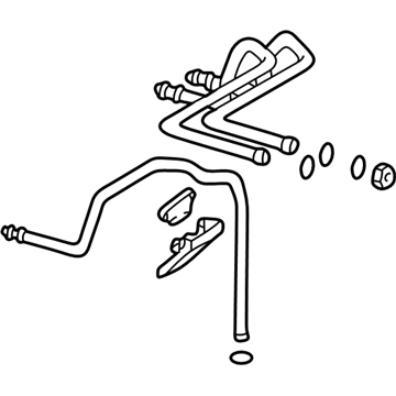 Mercedes-Benz 002-830-10-15 Pipe Kit