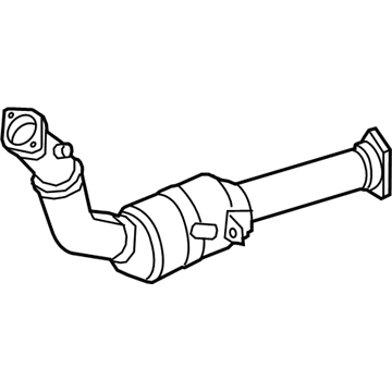 Mercedes-Benz 463-490-18-00 Converter & Pipe