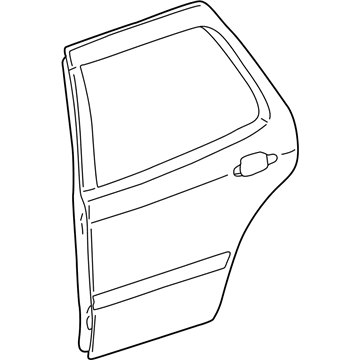 Mercedes-Benz 163-730-15-05 Door Shell