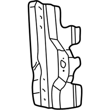 Mercedes-Benz 163-732-01-16 Hinge Reinforcement