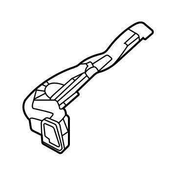 Mercedes-Benz 167-830-29-04 Lower Duct