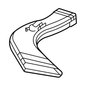 Mercedes-Benz 167-831-56-00 Rear Duct