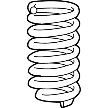 Mercedes-Benz 213-321-01-04 Coil Spring