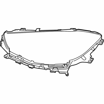 Mercedes-Benz 206-826-01-00 Headlamp Assembly Seal