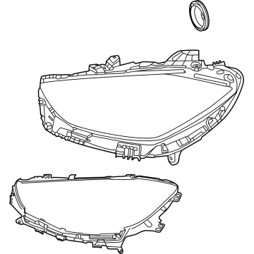 Mercedes-Benz 206-906-66-03 Headlamp Assembly