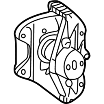 2001 Mercedes-Benz S600 Brake Caliper - 001-420-84-83-64