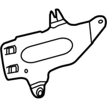 Mercedes-Benz 166-540-19-40 Control Module Bracket