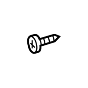 Mercedes-Benz 000000-000479 Center Grille Screw