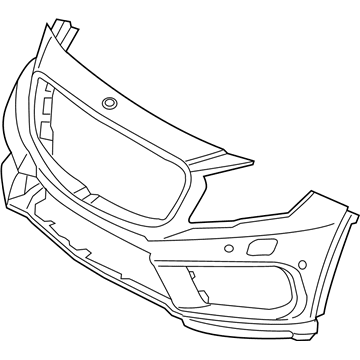 Mercedes-Benz 156-880-92-01-9999 Bumper Cover