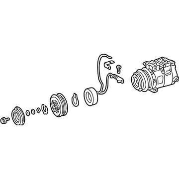 1998 Mercedes-Benz S600 A/C Compressor - 000-230-70-11-80