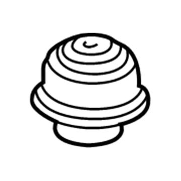 Mercedes-Benz E300 Coil Spring Insulator - 202-328-01-39