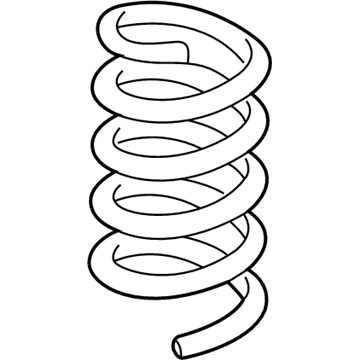 1999 Mercedes-Benz E430 Coil Springs - 210-324-31-04