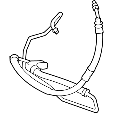 Mercedes-Benz 211-466-08-81 Power Steering Pressure Hose