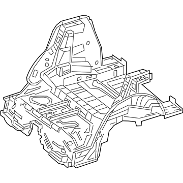 Mercedes-Benz 253-610-78-01 Floor Pan Assembly