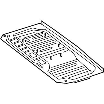 Mercedes-Benz 253-610-97-01 Spare Tire Panel