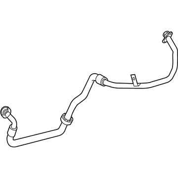 Mercedes-Benz S600 Oil Cooler Hose - 137-180-17-30