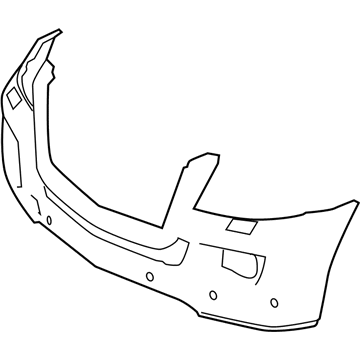 Mercedes-Benz 164-885-11-38-9999 Bumper Cover