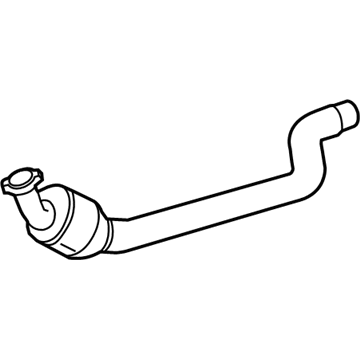 2013 Mercedes-Benz GL550 Catalytic Converter - 166-490-15-14-64