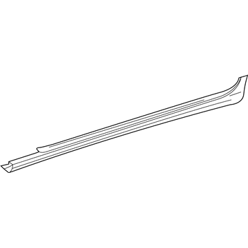 Mercedes-Benz 218-698-03-54-9999 Rocker Molding