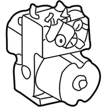 Mercedes-Benz CL500 ABS Control Module - 003-431-81-12