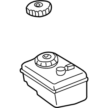 2003 Mercedes-Benz S430 Brake Master Cylinder Reservoir - 220-430-00-02